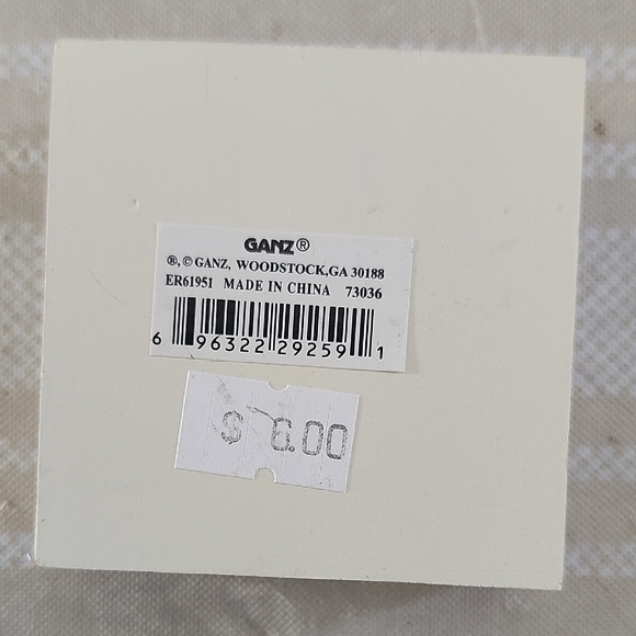 GANZ Cream Decorative Block - Picture 2 of 3